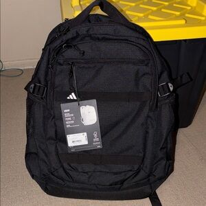 Adidas impulse Black Backpack new nwt laptop sleeve school work bag